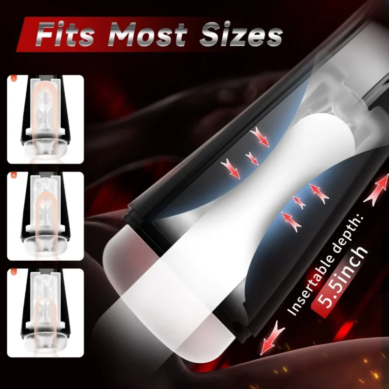 App Control Vacuum Pump penis Trainer Vibrating Male Masturbator - Image 2