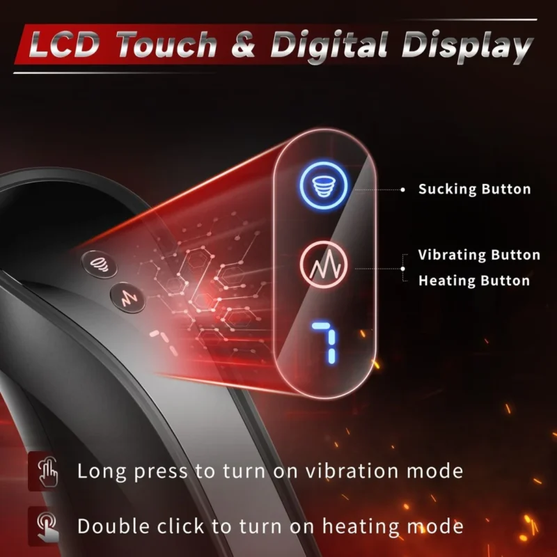 App Control Vacuum Pump penis Trainer Vibrating Male Masturbator - Image 4