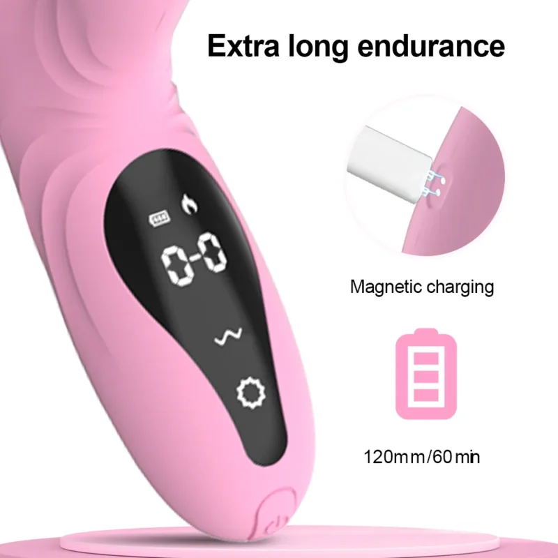 Suck Telescopic Heating Vibrator - Image 4